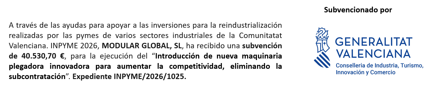 Subvencionado por Generalitat Valenciana - INPYME 2026